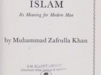 Islam, its meaning for modern man - title